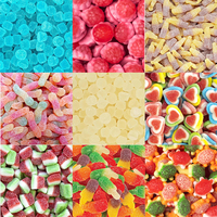Bonbons Gommeux en Gros en Forme d'Animaux (Ours, Vers) Saveurs Mangue, Pêche, Fraise, Halal, Véganes, Marque Privée, Prix Usine OEM, Échantillon Gratuit