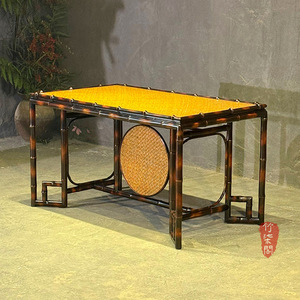 Bamboo Coffee Table Song Dynasty Style Handmade Tea Table Set Long Tea Table For Tea Room - Product Image 5