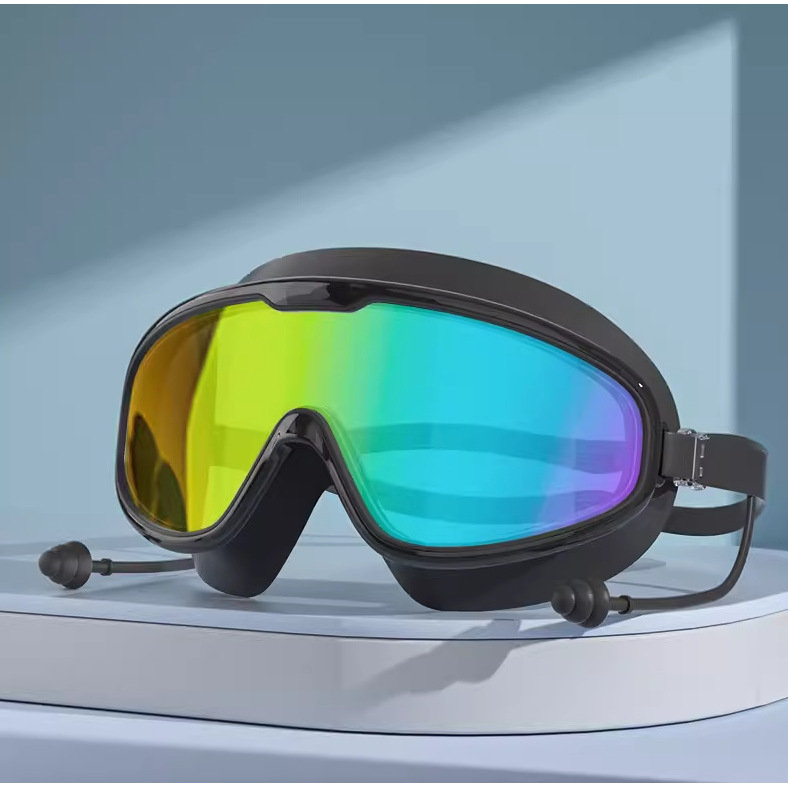 Black Colorful Swimming Goggles Storage Box
