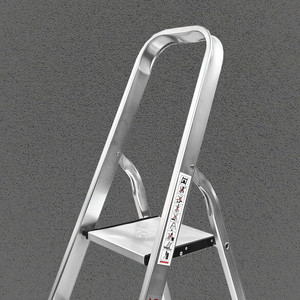 Sgabello Pieghevole Antiscivolo a Pioli Larghi, Scala per Scale, <span class=keywords><strong>Casa</strong></span>, <span class=keywords><strong>Lavoro</strong></span> all'Aperto, Scala Leggera e Portatile con Capacità di 150 kg - Product Image 2
