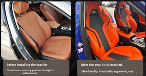 BMW 3 Serie/1/2/4 Gemodificeerde M3/M4 Stijl Geïntegreerde Sportstoelen Interieur Upgrade Bucket Car Lederen Stoelen - Product Image 5