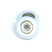 Rodillo flexible de plástico de inyección de 8*30*7mm para guía lateral de transportador BSR60830-7