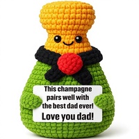 Xinezaa - Adorable crochet pour cadeau d'anniversaire, fête des pères et Saint-Valentin - Décoration d'intérieur amusante et inspirante