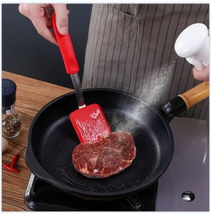Spatule à biscuits en silicone antiadhésive, mini spatule à brownie flexible, spatules de cuisine résistantes à la chaleur, ustensiles pour retourner les œufs - Product Image 5
