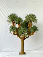 Arbre de Yucca Artificiel, Arbre du Sang de Dragon, Plante en Pot, Décoration d'Intérieur pour Salon, Bureau, Bureau, Fausse Plante Verte, Bonsaï