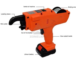 Máquina Atadora <span class=keywords><strong>de</strong></span> Varillas <span class=keywords><strong>de</strong></span> Acero Inoxidable Motorizada <span class=keywords><strong>de</strong></span> Alta Velocidad, Pistola Automática <span class=keywords><strong>para</strong></span> Atar Barras <span class=keywords><strong>de</strong></span> Acero - Product Image 4