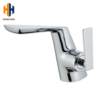 Robinet de lavabo style cascade, robinet de salle de bain pas cher, robinet mélangeur à poignée unique, robinet de lavabo suspendu pour baignoire
