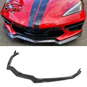 Protector de Parachoques Delantero para Chevrolet Corvette C8 2020-2025, Alerón de Fibra de Carbono, Difusor, Protector de Mentón - Product Image 1