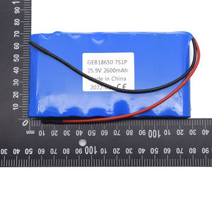 Paquete de Baterías ICR <span class=keywords><strong>18650</strong></span> <span class=keywords><strong>7S1P</strong></span> 25.9V 2600mAh 3Ah para Herramientas Eléctricas, Batería Recargable de Iones de Litio de 36V 48V - Product Image 5