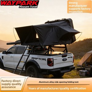 Tente de toit rigide en alliage d'aluminium Whipai, ouverture latérale hydraulique, pour <span class=keywords><strong>camping</strong></span> en plein air, compatible SUV et pick-up - Product Image 6