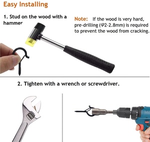 Móc Treo Đèn Giáng Sinh Ngoài Trời SGYM <span class=keywords><strong>Q</strong></span>-hanger Móc Treo Tường Tủ Trần Cốc Có Móc An Toàn - Product Image 4