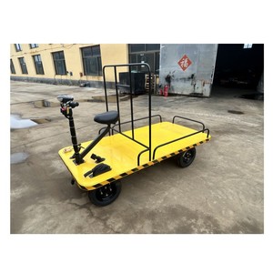 Farm Using Transport Platform Hand <b>Trolley</b> for Mobile <b>Flat</b> Truckpowered Logistics Tools <b>Trolley</b> for - Product Image 2