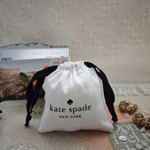 OEM Factory <b>Mini</b> Cotton Twill Ring Earring Storage <b>Bag</b> Custom Logo Printed Recycled Drawstring Cotton Necklace Jewelry Pouch - Product Image 1