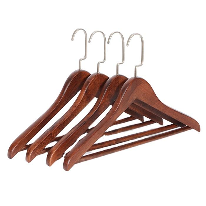 High End Luxury Antique Beech Wood Clothing Hanger Wholesale