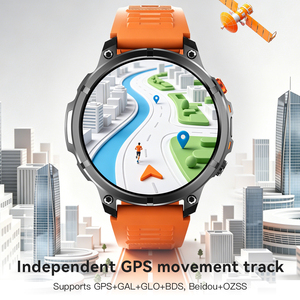 Rugged <b>Military</b> Smartwatch For <b>Men</b> GPS Track Support WhatsApp Telegram Reminder Heart Rate Fitness Tracker Wrist <b>Watch</b> - Product Image 5