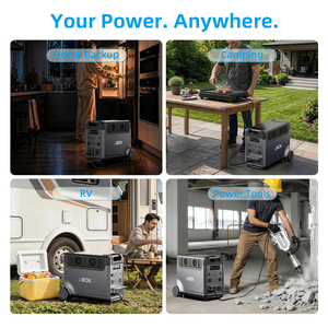 Station d'alimentation portable <span class=keywords><strong>solaire</strong></span> ABOK Ark3600 3600W IP65 en gros, système de panneaux solaires 3840 120-240V <span class=keywords><strong>400W</strong></span>, batterie LiFePO4 4000 cycles - Product Image 5