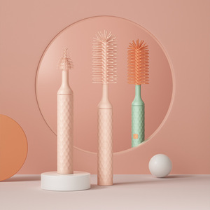 Rechargeable Cordless Baby Bottle Nipple <strong>Brush</strong> <strong>Electric</strong> Silicone Straw Cleaner - Product Image 2