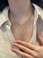 Collier ras du cou Xinfly en or massif 18 carats, artisanat en filigrane, luxe discret, bijoux raffinés, prêt à être expédié