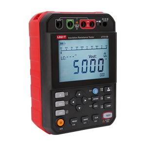 Testeur de résistance d'isolement numérique haute tension UT513B/UT513C 5kV avec plage de mesure de 50,0G-499G +0%~20% de précision - Product Image 2