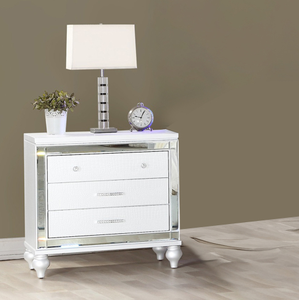 OE HOME Modern Wood Nightstand with 2 <b>Drawers</b> Eco-Friendly & Adjustable Storage for Home Bedroom - Product Image 6