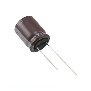 Condensateur à traversée de circuit (THC) en aluminium 220 µF 20 % 160 V RADIAL KXG160VB221M16X25LL – Distributeur agréé - Product Image 1