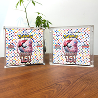 SHP Wholesale Acrylic 151 ETB UPC BB Cards Case for 151 Booster Box Ultra Premium Collection Box Display Case