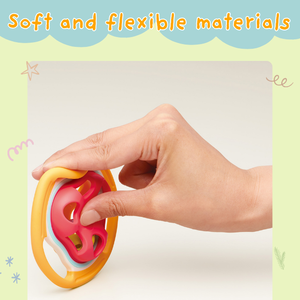 ของเล่นสั่นมือซิลิโคนอ่อนนุ่มอ่อนนุ่มสำหรับเด็กที่กัดง่ายถือง่าย - Product Image 4