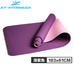 Venta caliente antideslizante inofensivo de <span class=keywords><strong>doble</strong></span> capa Eco Friendly Tpe <span class=keywords><strong>Yoga</strong></span> Mat 6mm - Product Image 6