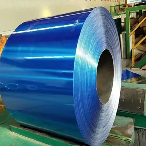 Fabrication de bobine d'aluminium revêtue de couleur 3003 0.8mm prix de rouleau par kg