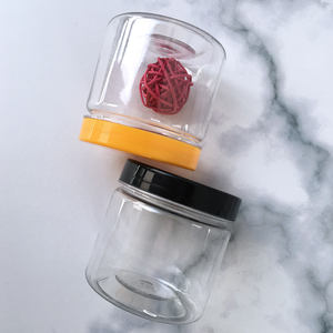 Frasco de plástico PET transparente de 50ml/100ml con tapa superior de rosca, embalaje cosmético de Color personalizable certificado CE para crema corporal y para los ojos - Product Image 5