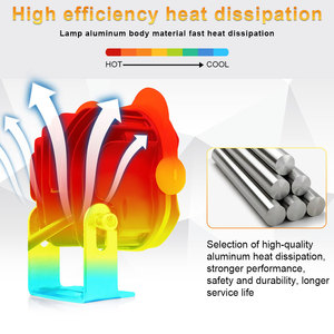 LELANPU - Proyector LED Auxiliar para Motocicleta, 4 Lentes, 40 W, Sumergible, 12 V, 24 V, Chip CSP, Luz Antiniebla Amarilla y Blanca - Product Image 5