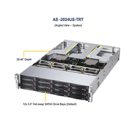 Serveur AS-2024US-TRT A+ 2U en rack, 100% original, scellé en usine, double EPYC, 24 DIMM DDR4 3200MHz, 64 cœurs, double 10GbE