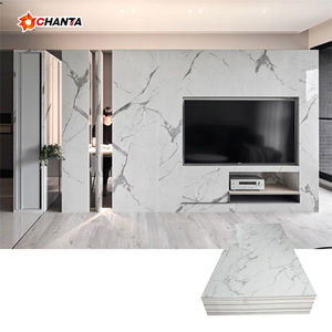 UVコーティング大理石シートPVC高光沢PVC UV大理石パネル - Product Image 1