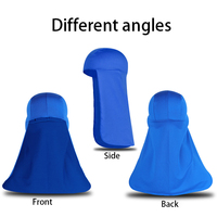 Protector solar de cuello refrescante para exteriores, protector que absorbe el sudor, forro de sombrero duro para ciclismo con parasol