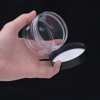 Contenants ronds vides rechargeables pour slime et cosmétiques, 250 ml, pour le stockage d'aliments secs, miel, confiture, beurre, pots en plastique avec couvercles à vis