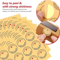 Cabilock Pack de 50 boîtes transparentes pour macarons avec emballage pour macarons, petites boîtes en papier kraft de qualité alimentaire personnalisables