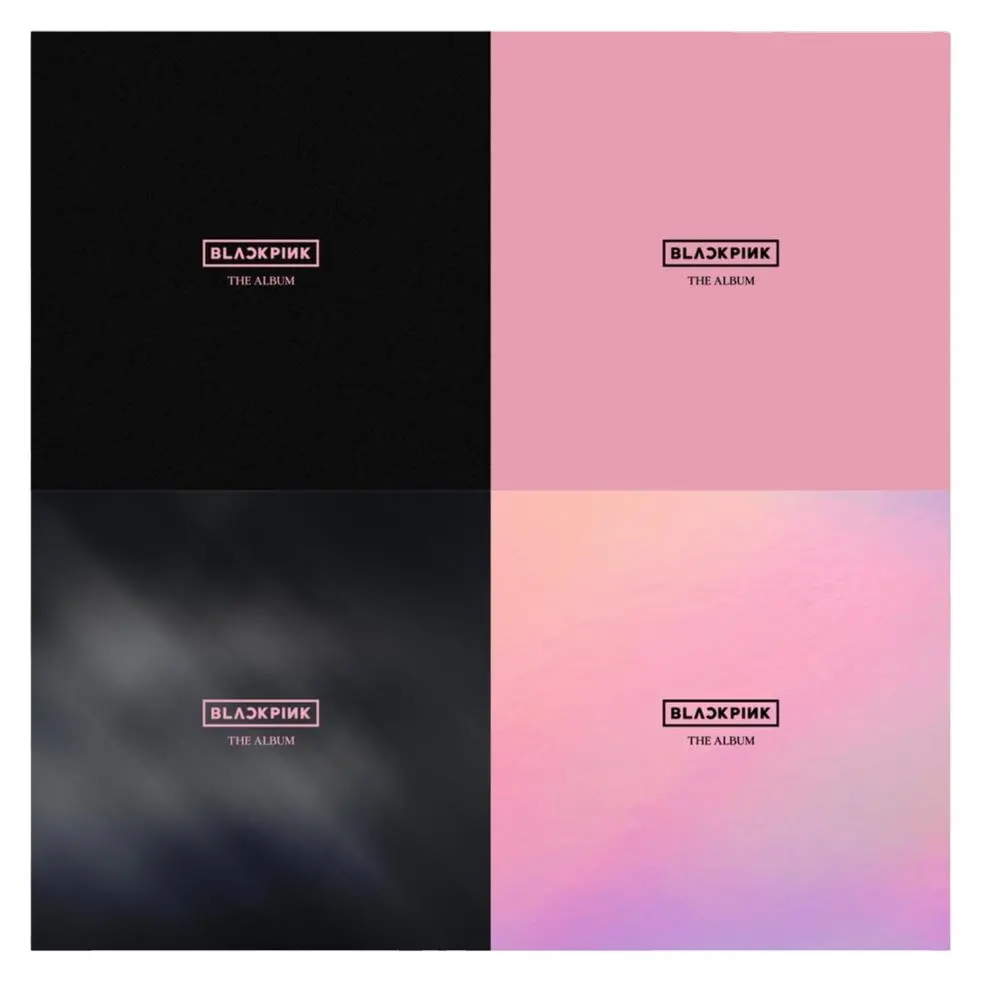 [Preto rosa oficial] k-pop preto rosa [o álbum] 1st álbum completo