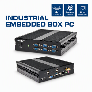โรงงานขายส่ง J1900 2.0ghz โปรเซสเซอร์ควอดคอร์ ปรับแต่งได้ตามต้องการ เกรดอุตสาหกรรม มินิพีซีเซิร์ฟเวอร์แบบฝังตัวไร้พัดลม - Product Image 1