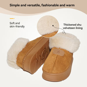 Pantofole a Stivaletto da Donna Calde Morbide e Comode in Memory Foam Antiscivolo da Casa per Interni con Collo Soffice - Product Image 3