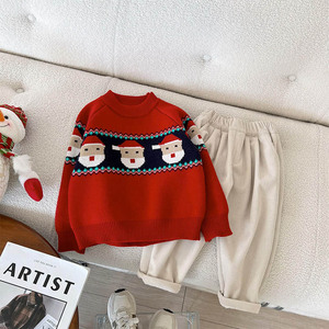 <span class=keywords><strong>Pull</strong></span> d'automne et d'hiver pour enfants, nouveau <span class=keywords><strong>pull</strong></span> père noël pour garçons et filles - Product Image 2