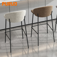Chaise de Bar nordique fer Art créativité moderne Simple rétro tabouret de Bar réception ménage Bar