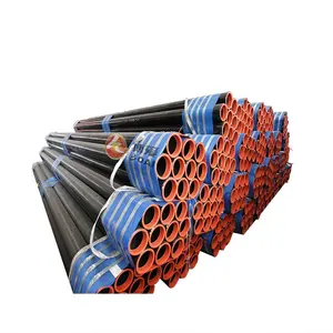 Oil Industry Precision Schedule 40 Construction Round Natural Pipe For Gas Pre-Coated Erw Steel Pipeline