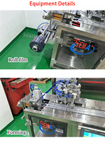Machine d'emballage sous blister automatique pour beurre, miel, confiture, sauce, équipement d'emballage thermoformant