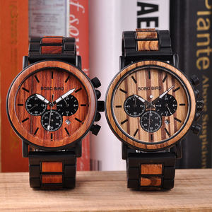 Top Brand Luxury BOBO BIRD High Quality Custom Logo OEM mens Wooden Watches OEM with Wooden Box