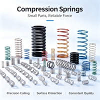 Ressort de compression à tension personnalisée, ressort hélicoïdal à atténuation de force minimale pour une utilisation continue à long terme