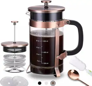 Espresso Outdoor Tool Grill 350ML 600ML Travel Pot Stainless Steel Percolator Camping French Press Coffee Maker Kettle