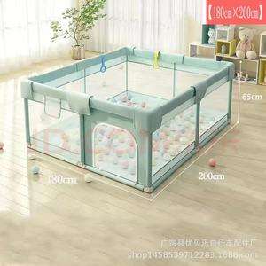 Parc de jeux pour bébé personnalisé grand format avec porte - Parcs pour bébés personnalisés - Product Image 6