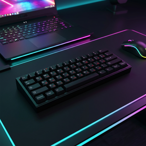 <span class=keywords><strong>Teclado</strong></span> Mecánico para Juegos ZORNHER LZ40 con Diseño <span class=keywords><strong>Ruso</strong></span> de 40 Teclas, Mini <span class=keywords><strong>Teclado</strong></span> de Aleación de Aluminio para Portátiles - Product Image 4
