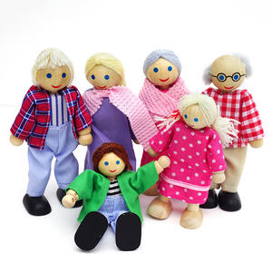 Marioneta articulada de cuerda de algodón para casa de muñecas, marioneta de animación en movimiento, accesorios de tiro, marioneta de cuerda de algodón <span class=keywords><strong>con</strong></span> articulaciones móviles - Product Image 2