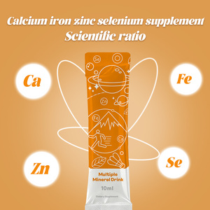 Bebida de Calcio, Hierro, Zinc y Selenio, Bebida Multimineral Natural, Nutrición Orgánica, Suplementos para el Apoyo Inmunológico - Product Image 4